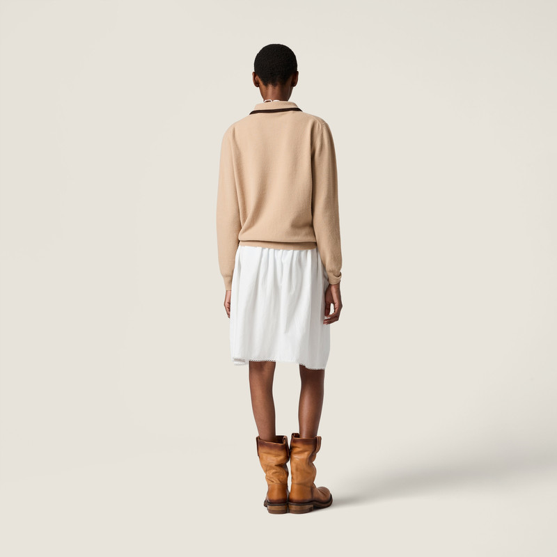 Wool and cashmere polo sweater 3