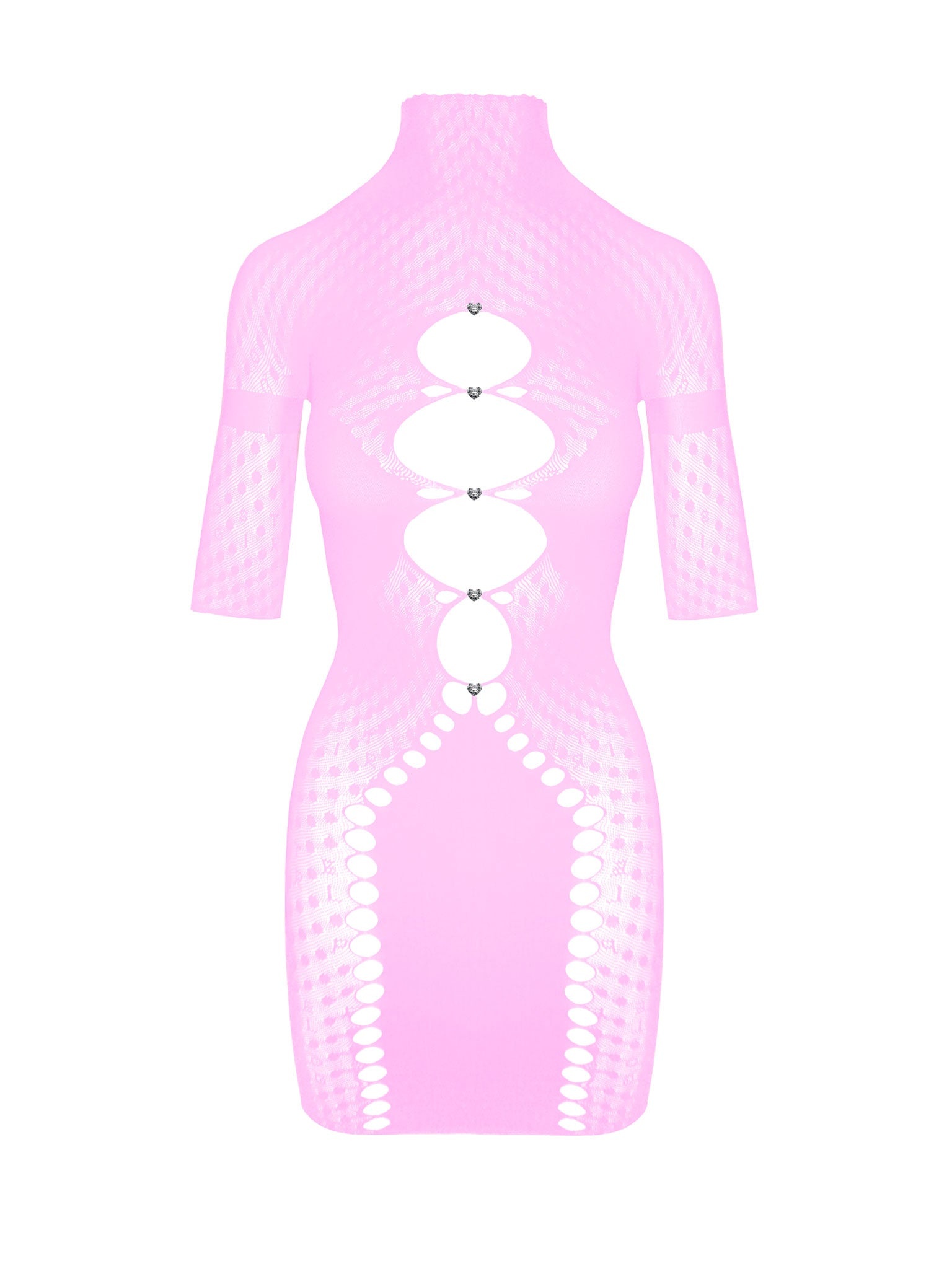 PANDORA DRESS IN SOFT PINK - 1