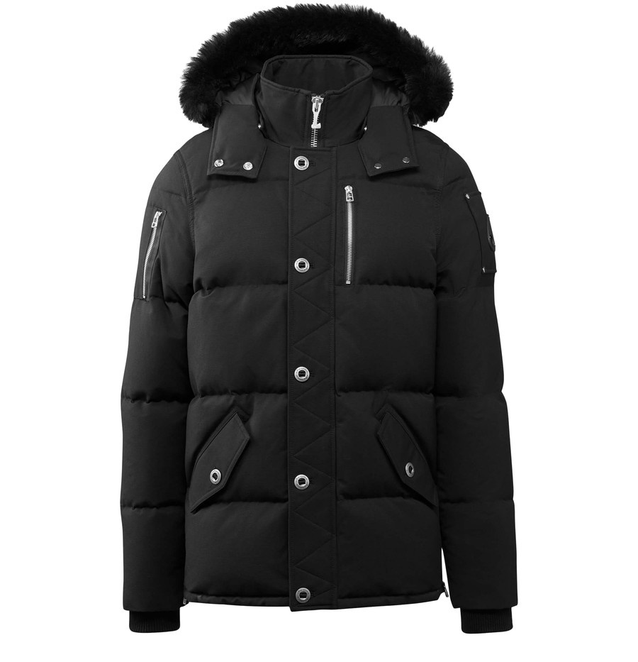 Original 3q puffer jacket shearling - 1