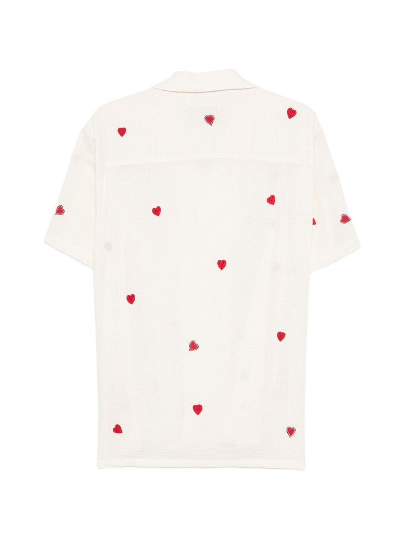 baziszt heart-motif short-sleeve shirt outlook