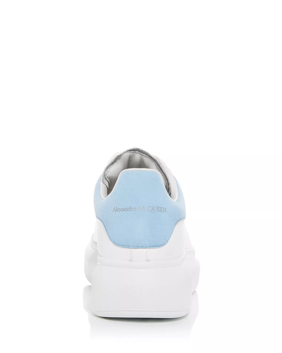 Women's Oversized Suede Heel Detail Sneakers - 5