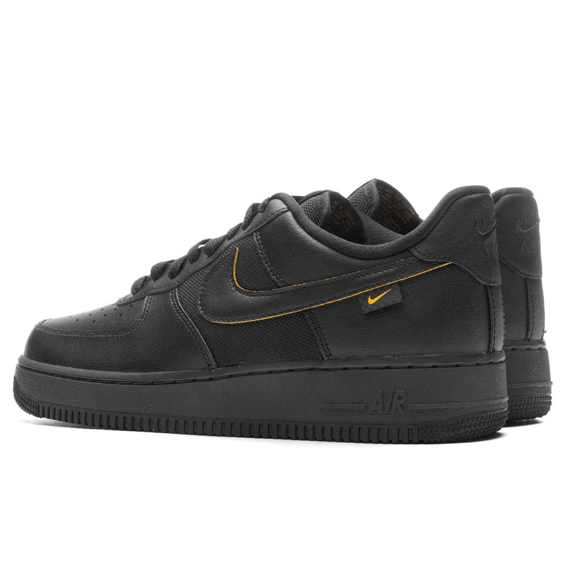 Nike Air Force 1 '07 "Black/University Gold" sneakers outlook