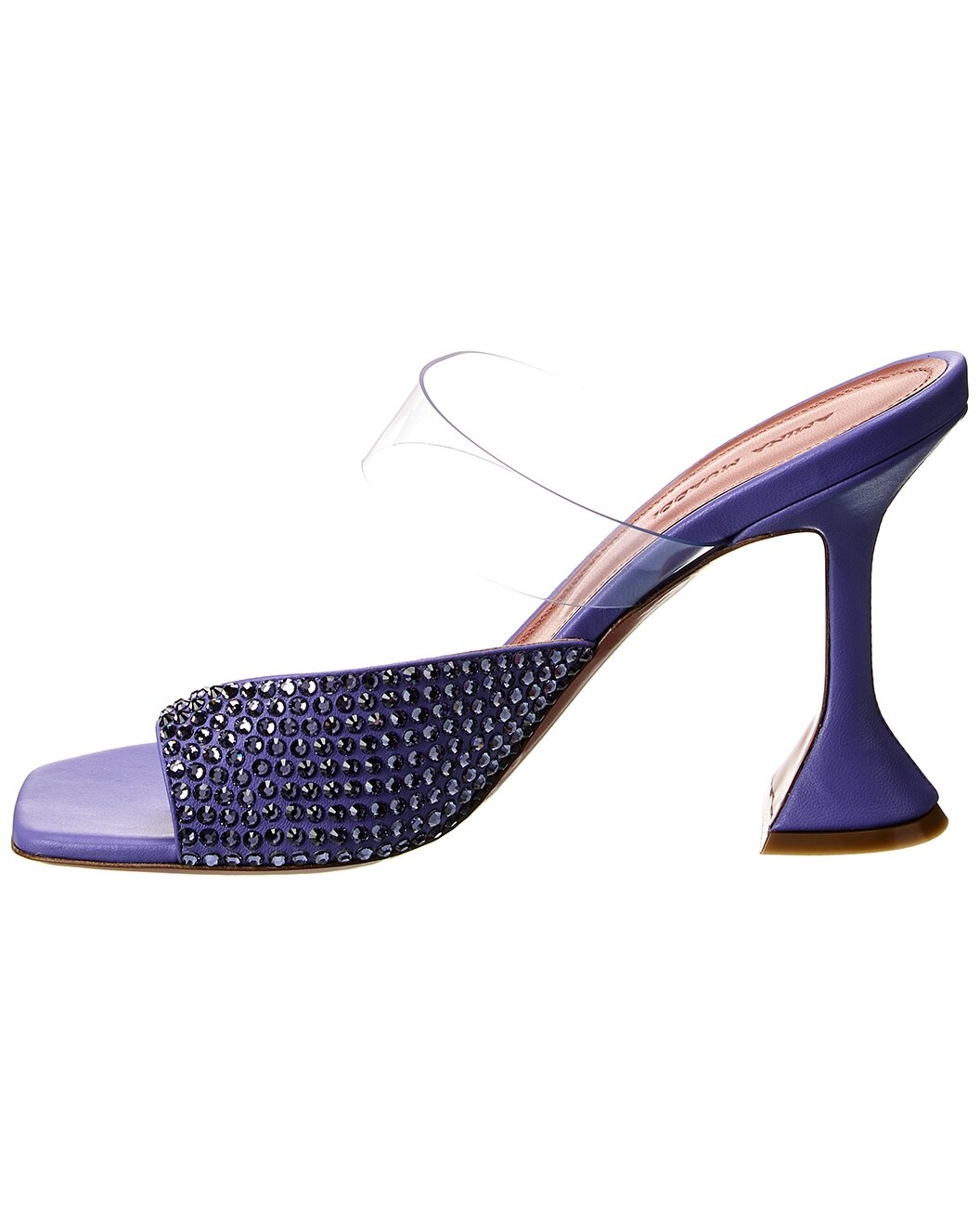 AMINA MUADDI Paloma Leather & Vinyl Sandal - 2