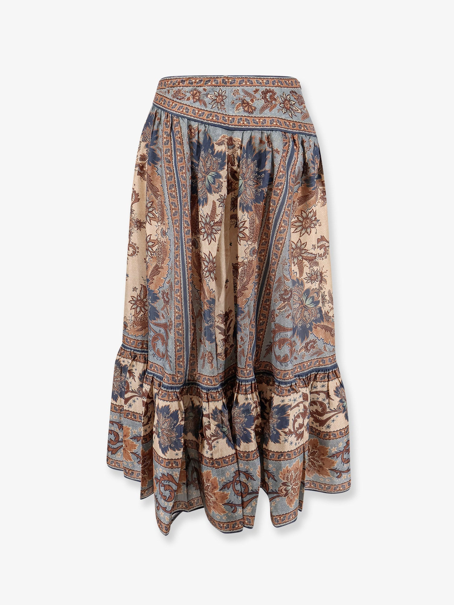 Zimmermann Ascension Tiered Midi Skirt - 4