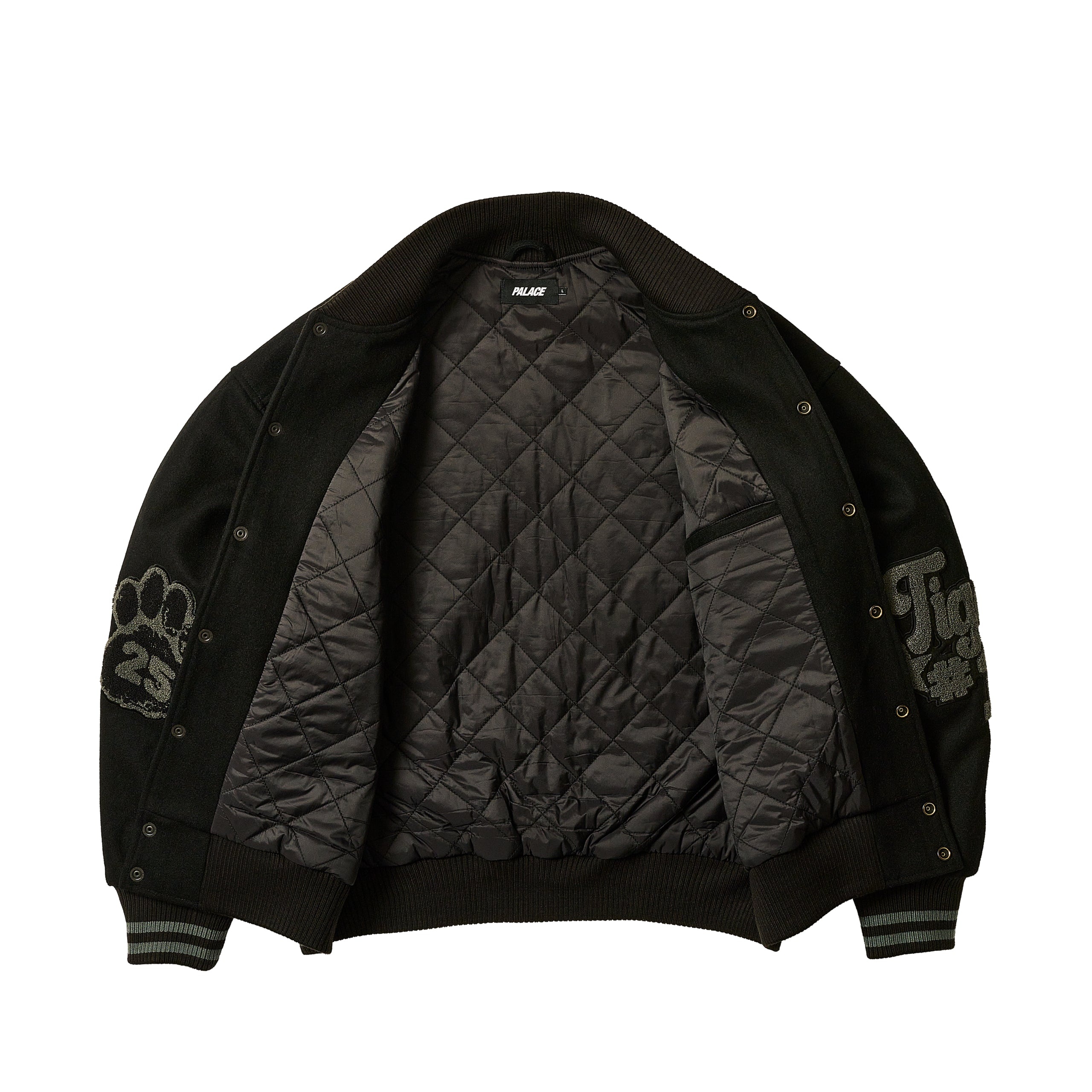 TORA TORA VARSITY JACKET BLACK - 2