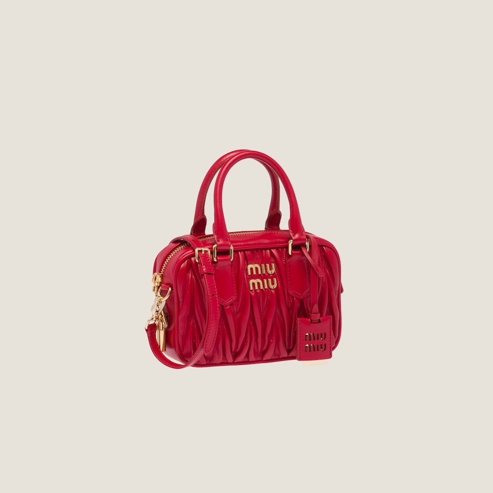 Matelassé nappa leather top-handle bag - 2