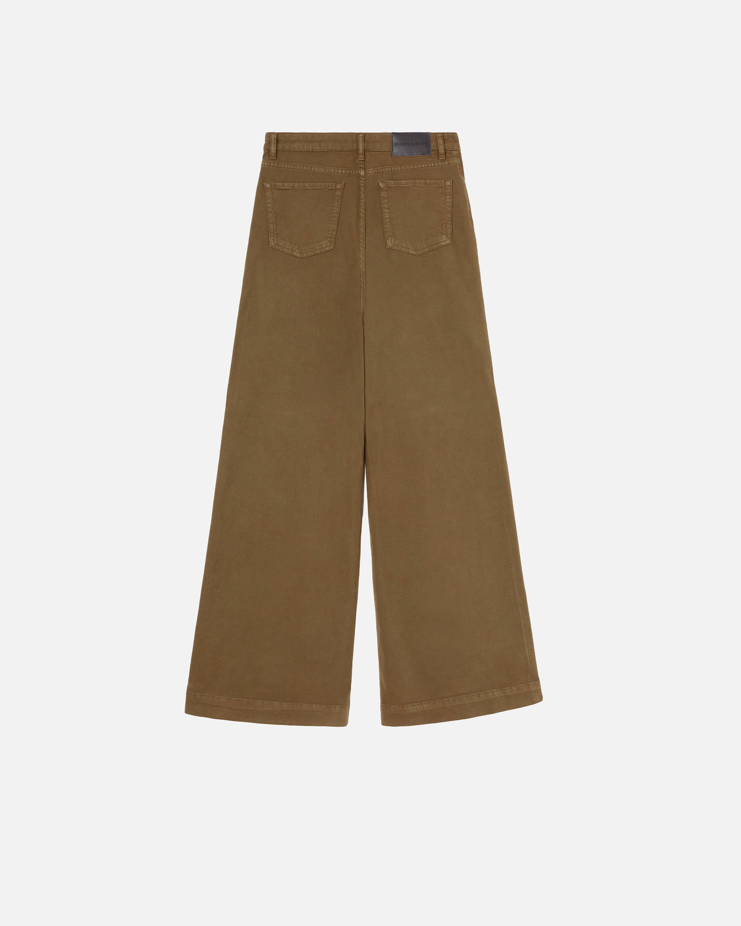 WIDE-LEG TROUSERS IN DYED TWILL - 6