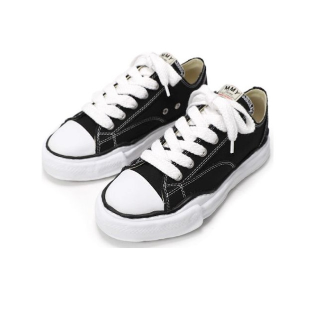 Maison MIHARA YASUHIRO PETERSON OG Sole Canvas Low-top Sneaker 'Black' A01FW702-BLK - 2