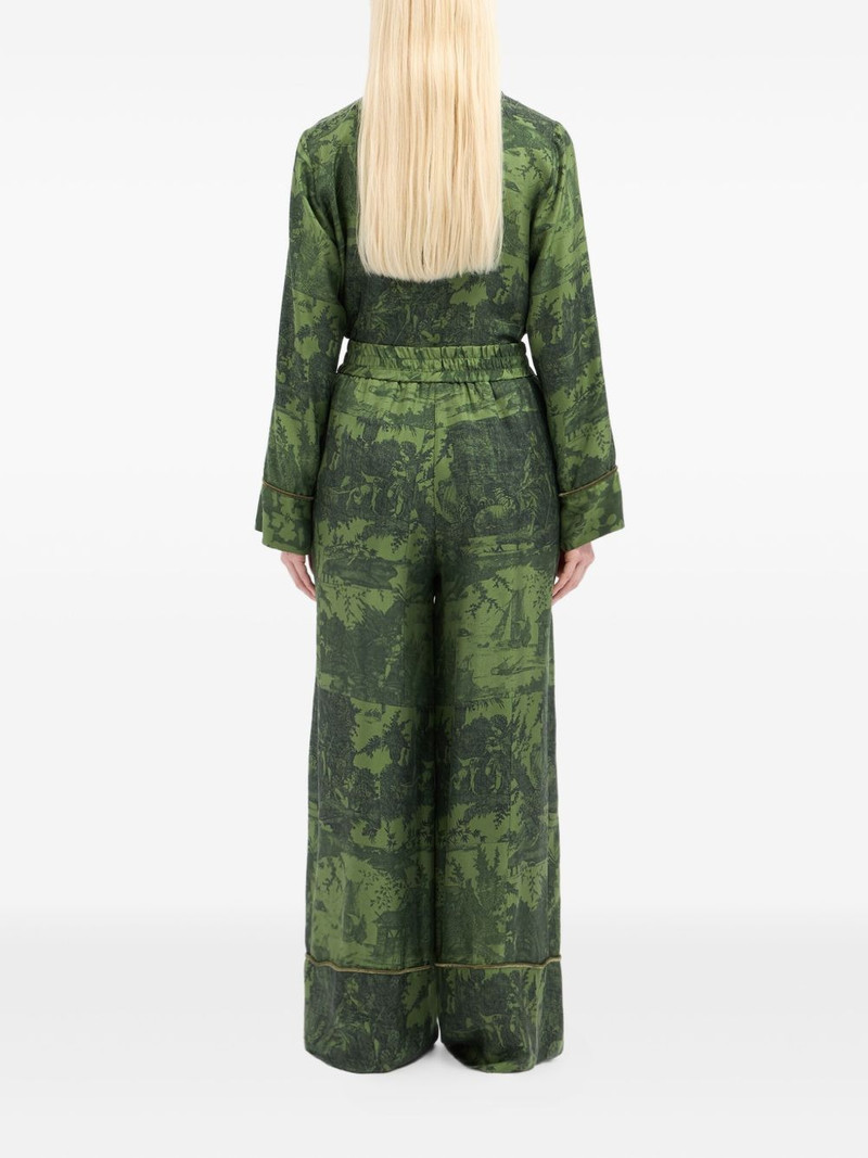 landscape-pattern trousers 3