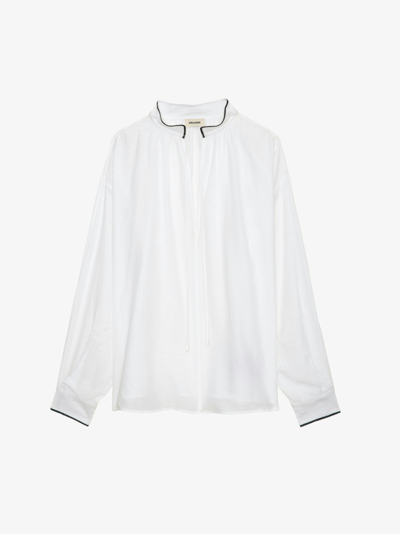 Troene Oversized Cotton Blouse 1