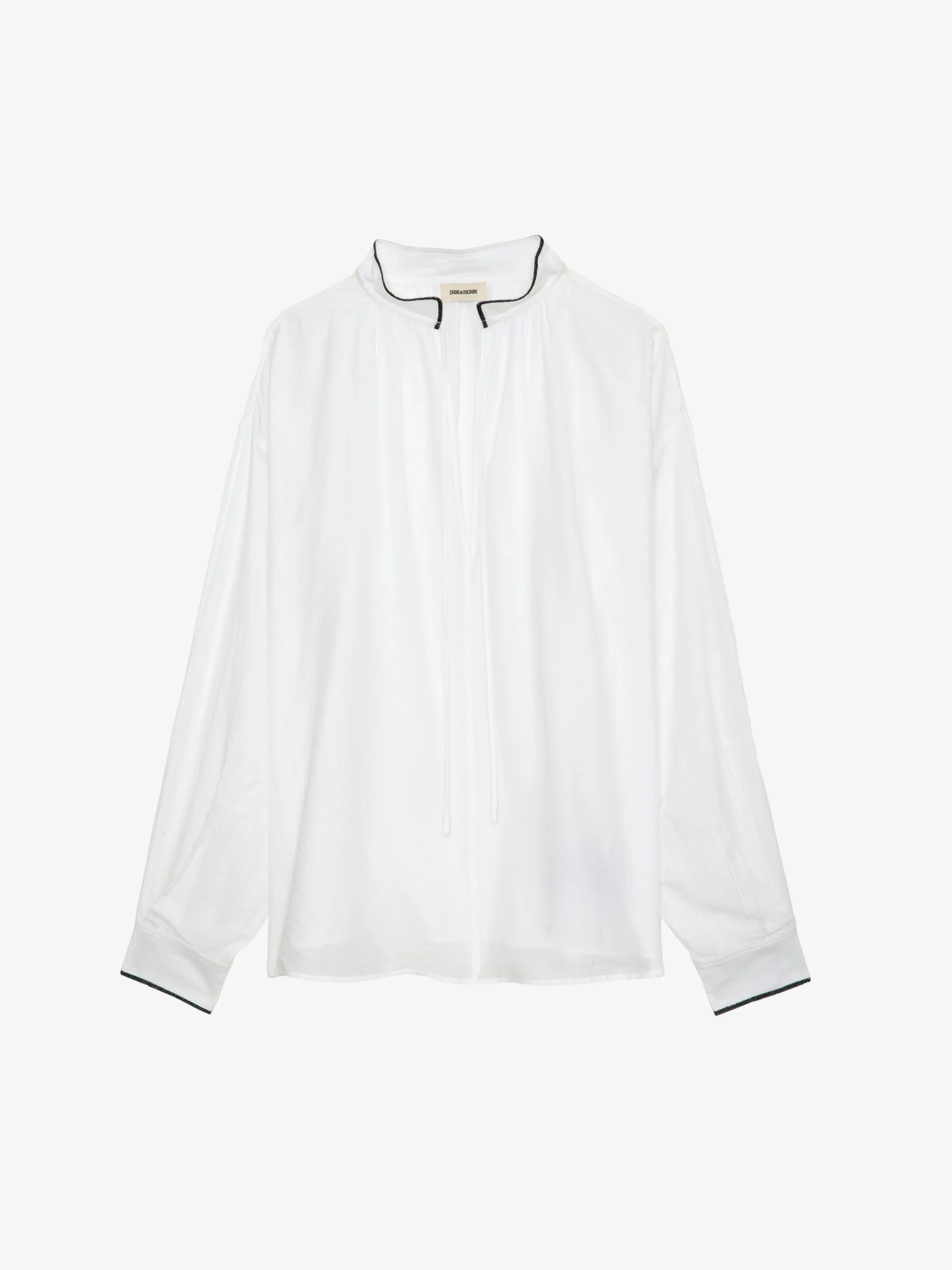 Troene Oversized Cotton Blouse - 1