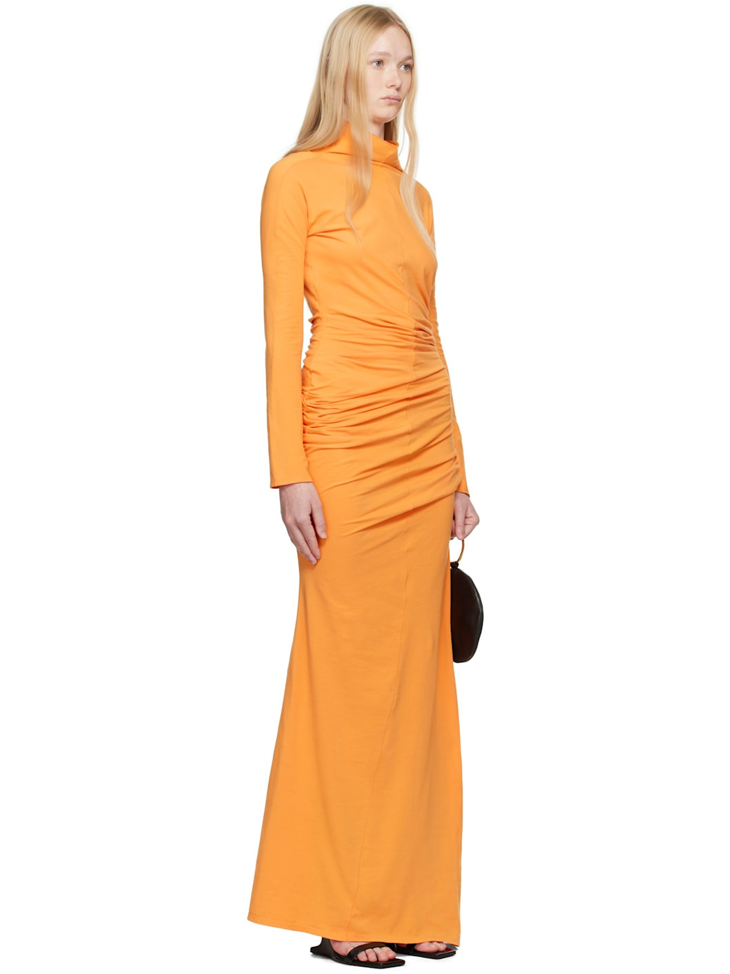 Orange Twist Maxi Dress - 2