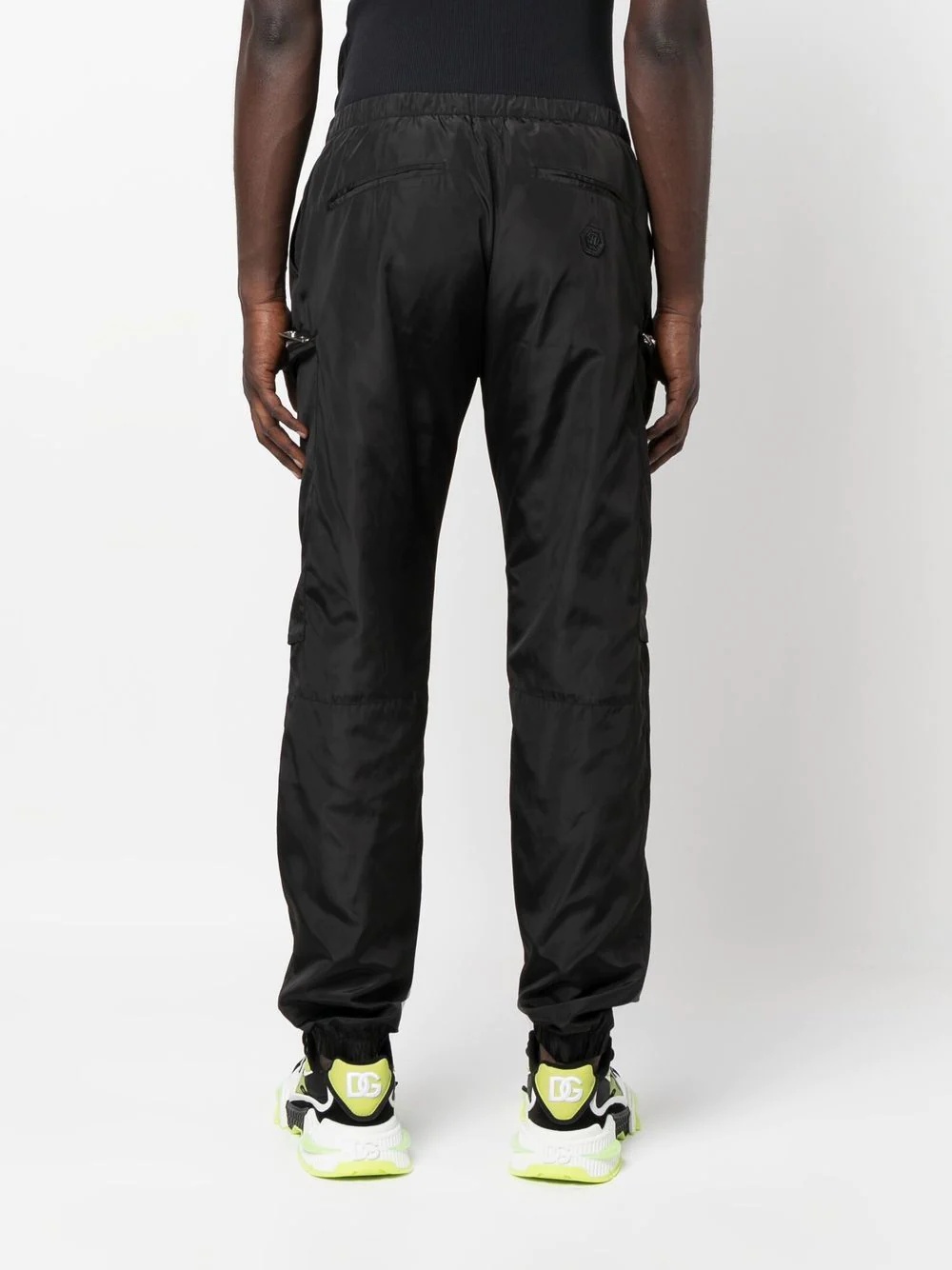 tapered zip-pocket trousers - 4