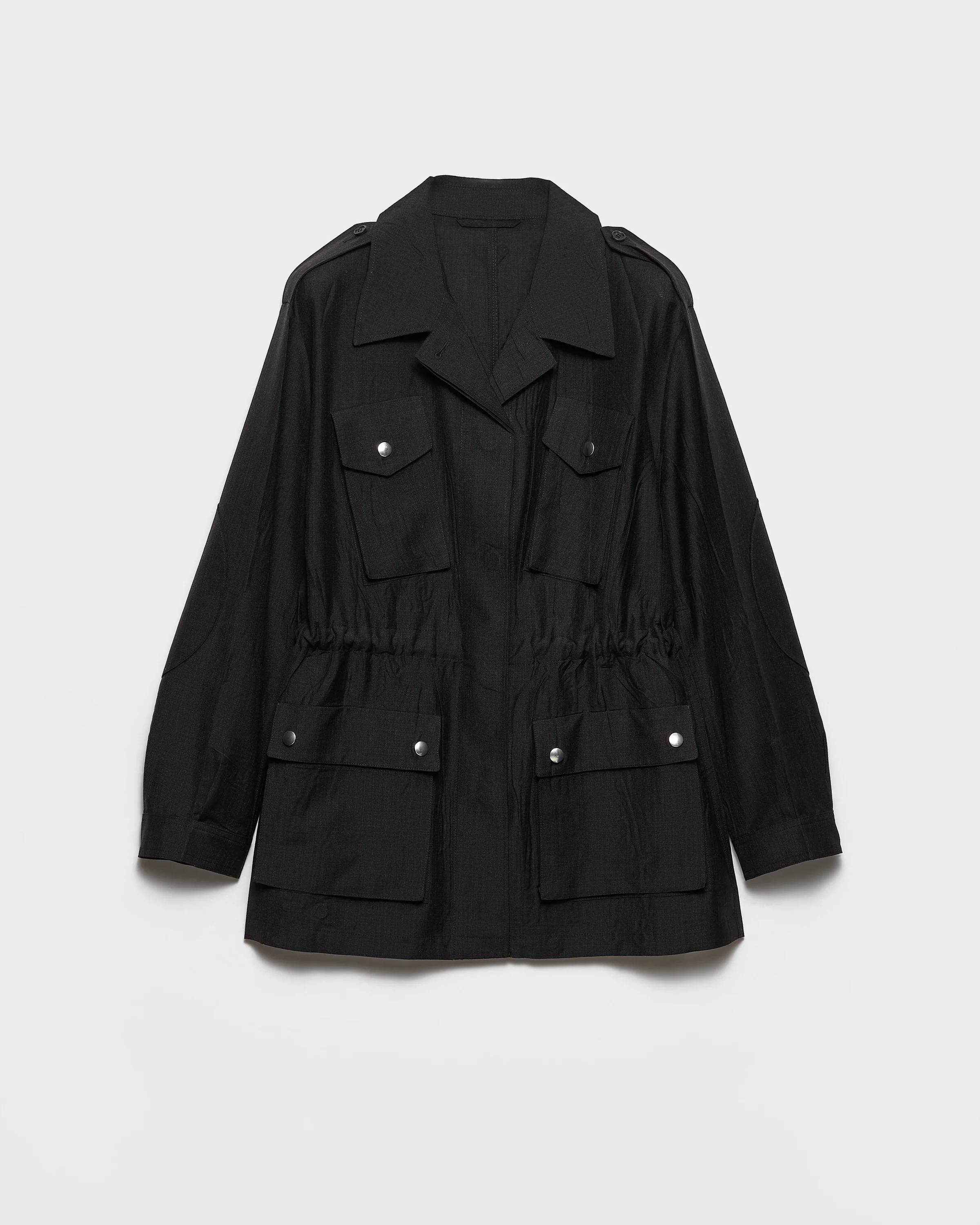 Garment-dyed kid mohair jacket - 1