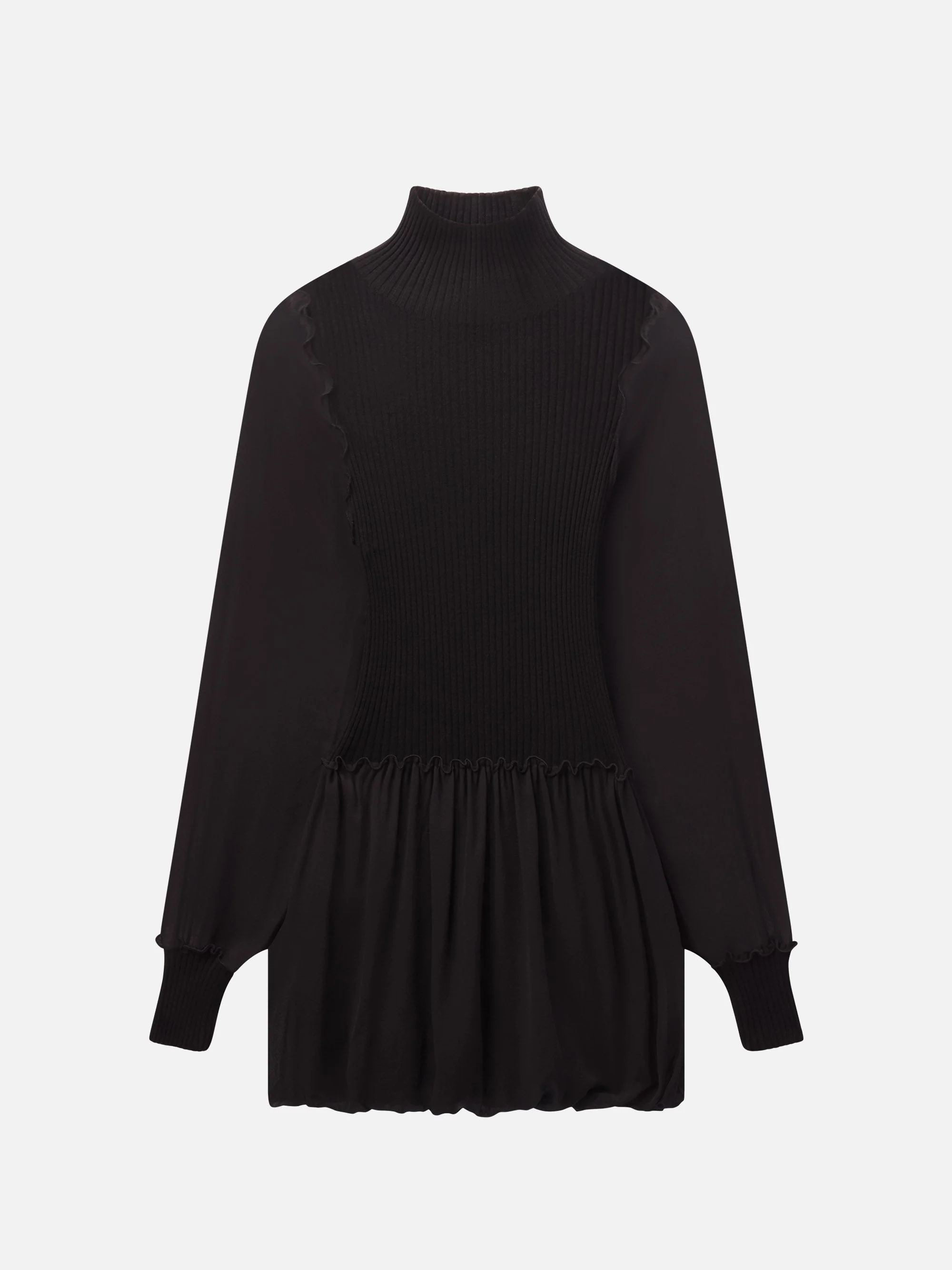 The Sheer Sleeve Dress - 1