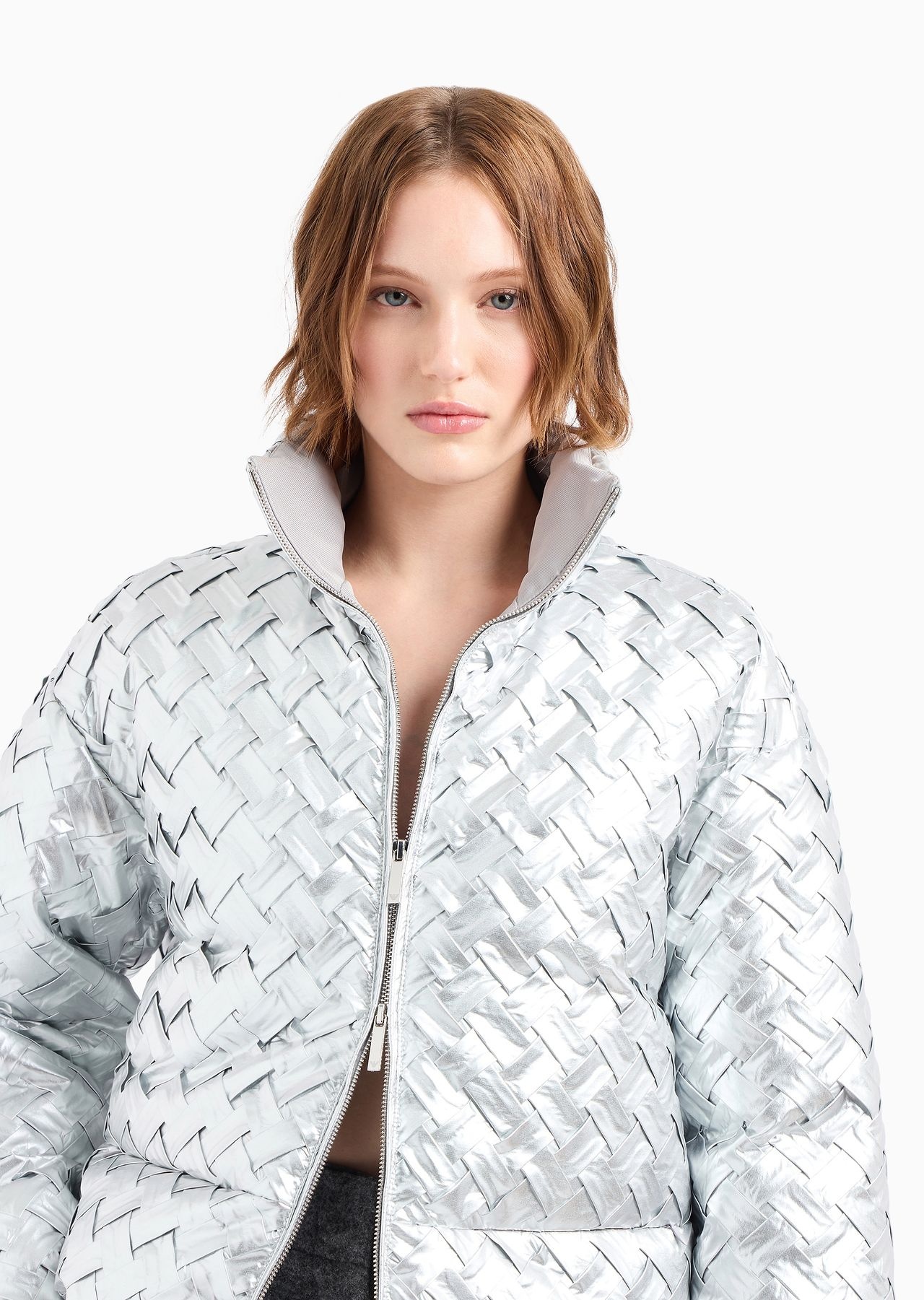 Full-zip jacket in woven technical fabric - 5