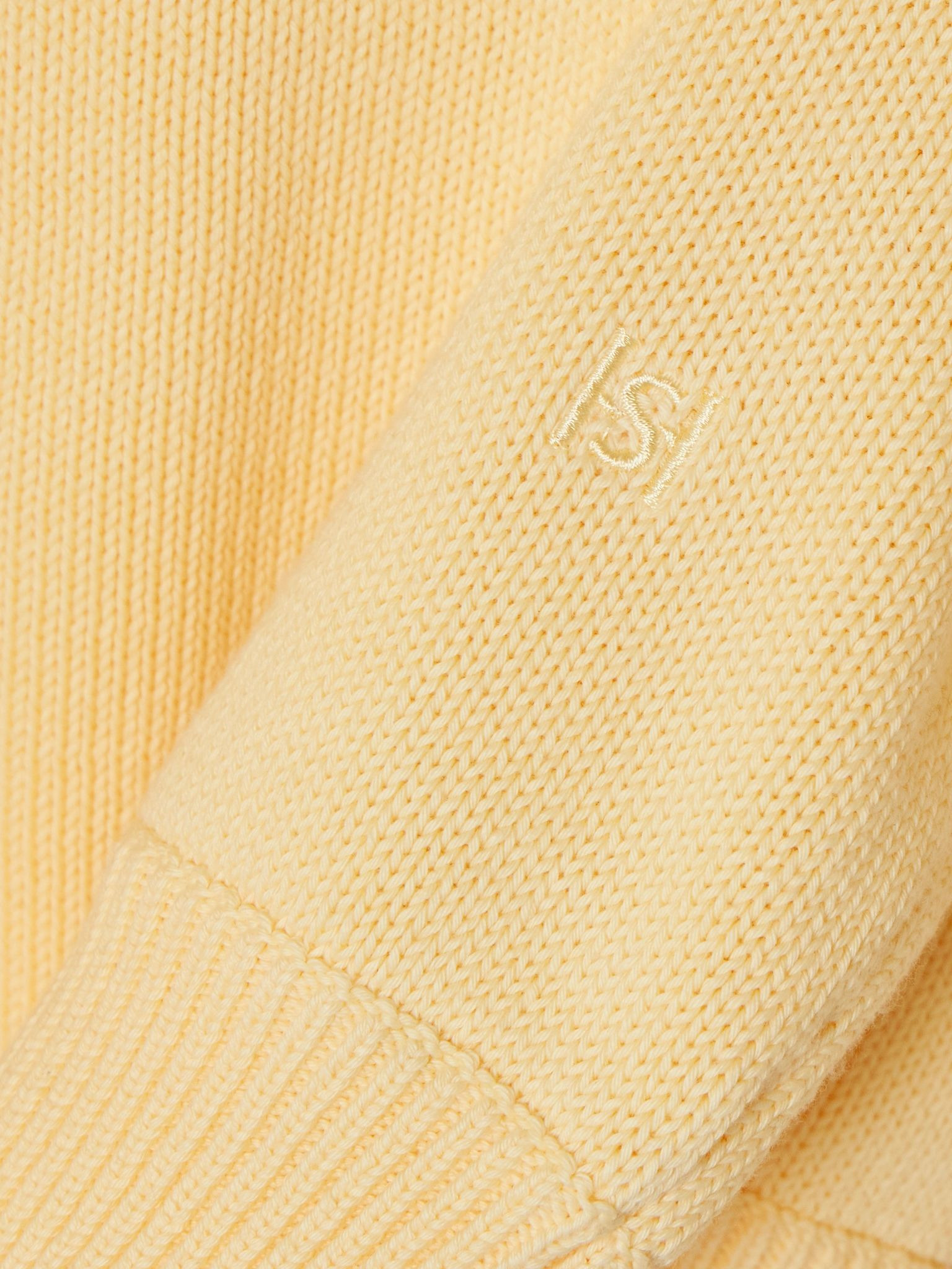 Lara cotton sweater Pastel yellow - 4