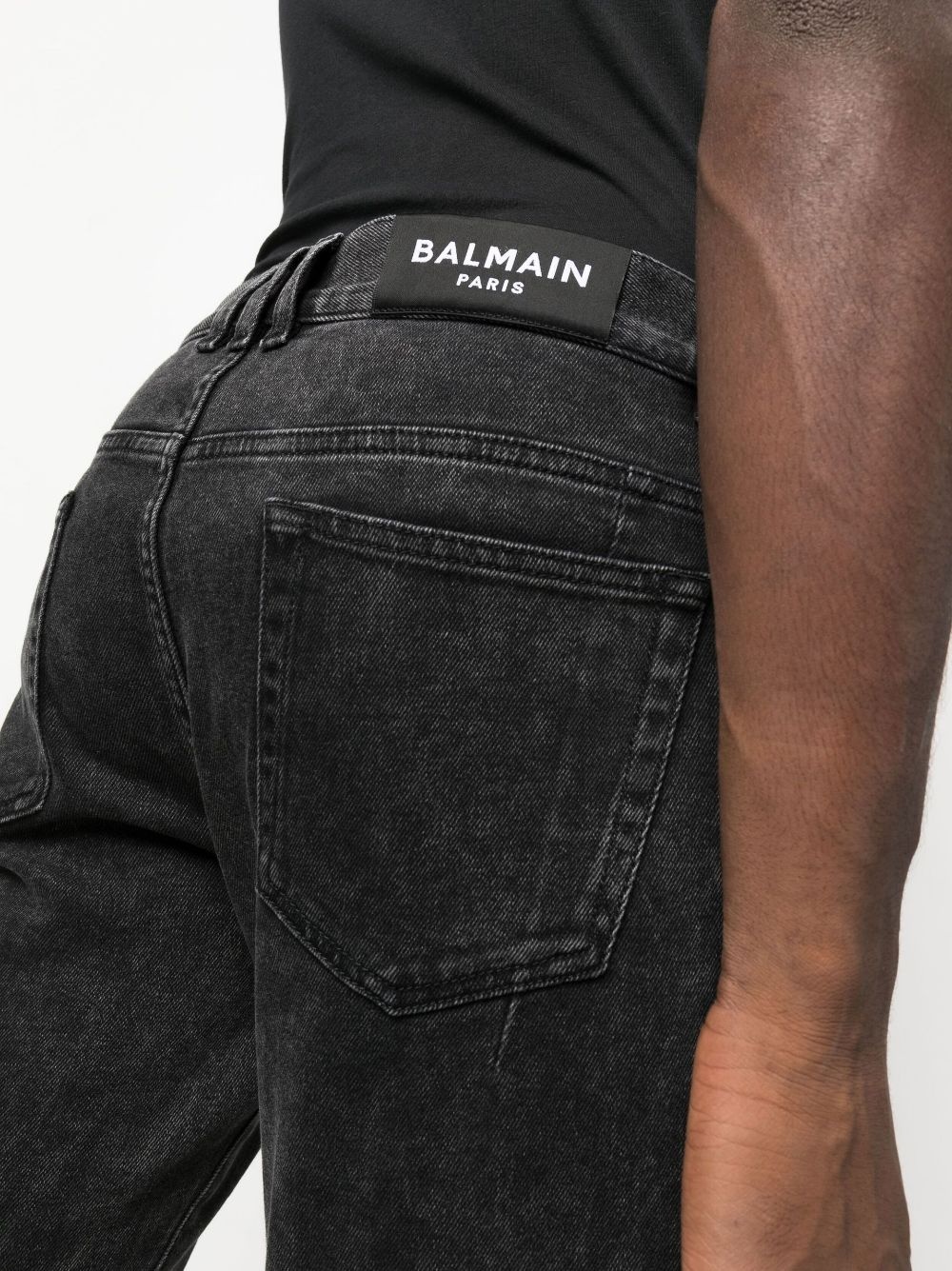 LOGO-PATCH DENIM JEANS - 3