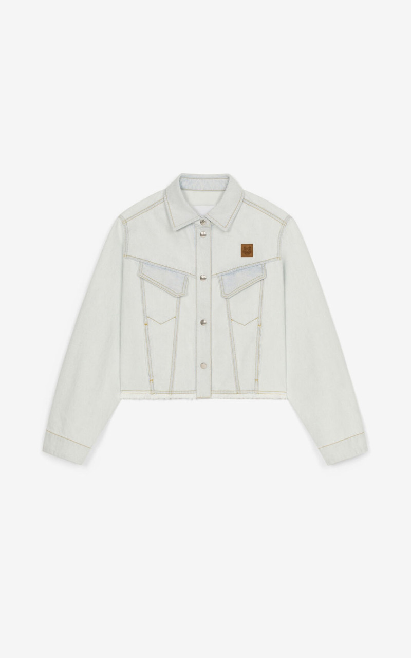 Loose-fit organic cotton denim jacket - 1