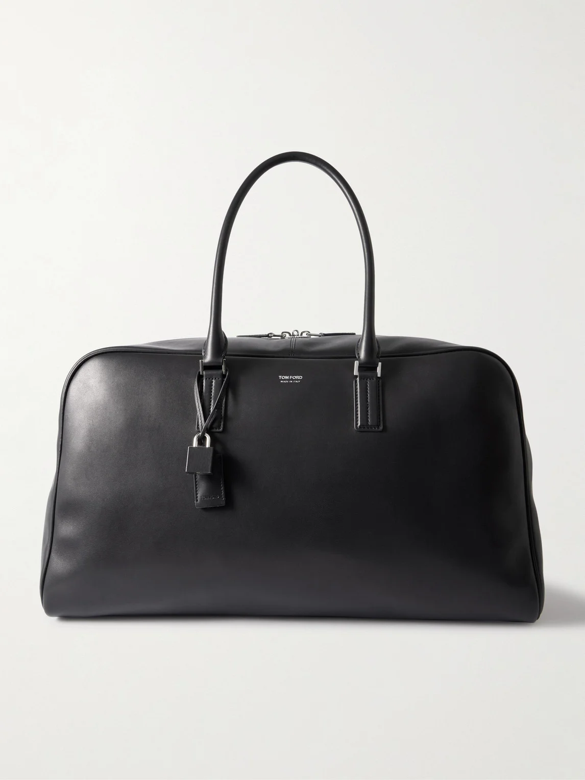 Logo-Print Leather Weekend Bag - 1