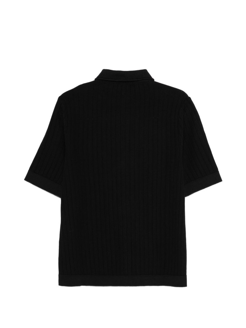 LARDINI buttoned ribbed shirt outlook