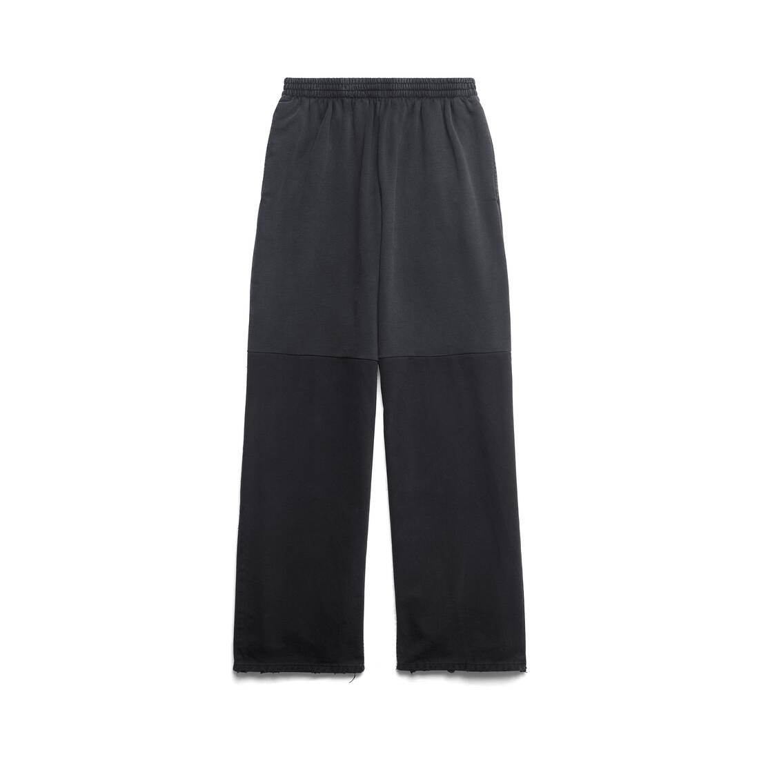 Patched Sweatpants in Black - 1