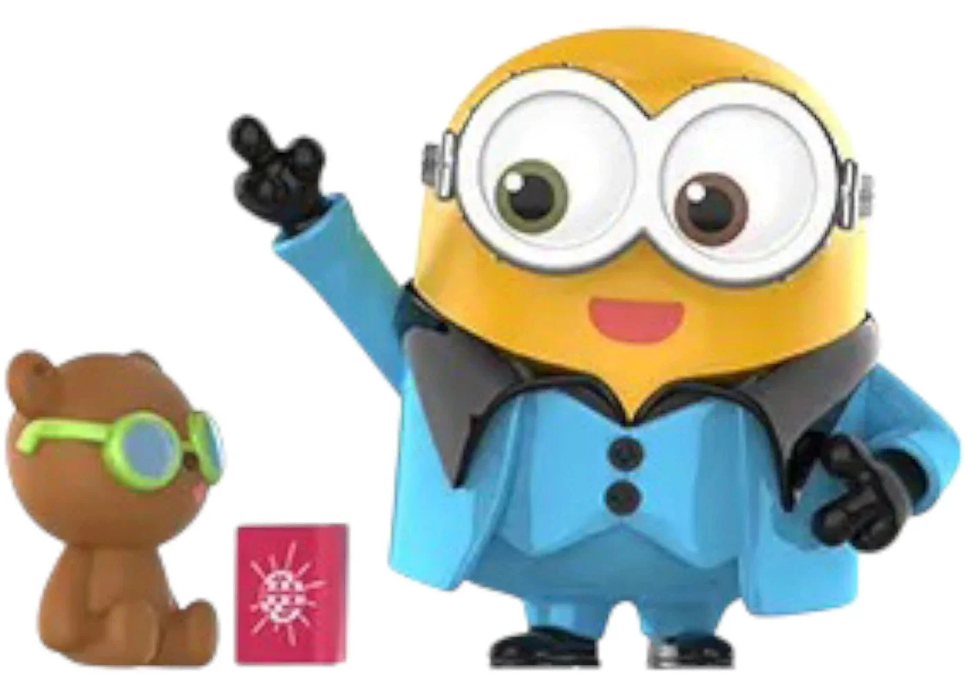 Pop Mart Minions Bedtime Stories by Bob and Tim Series Disco Dance Steps Figure - 1