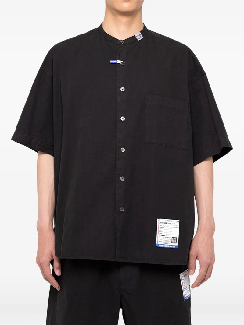 Maison MIHARAYASUHIRO High Density Ox Band Collar Shirt outlook