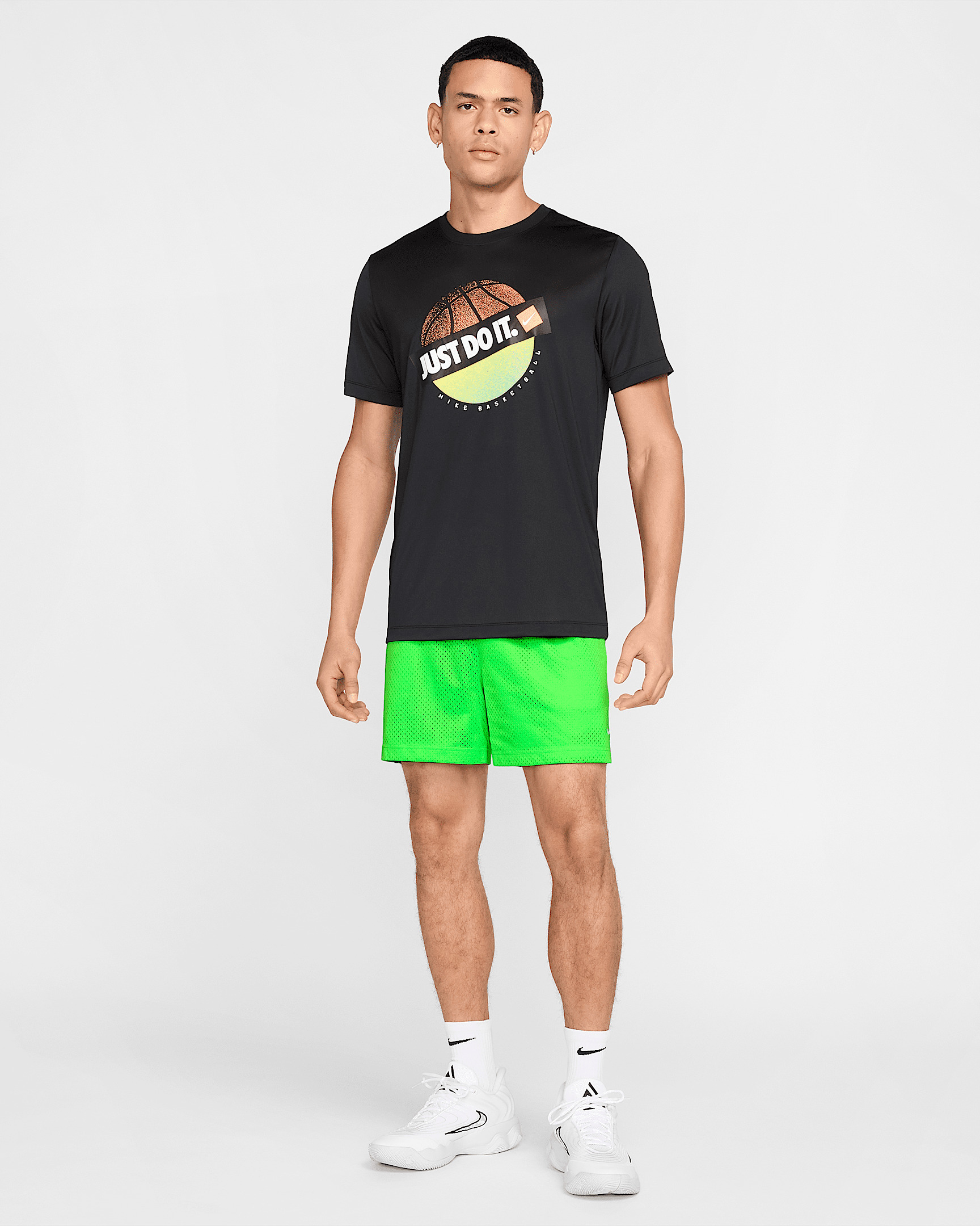 Nike Men's Dri-FIT 5" Mesh Basketball Shorts - 6