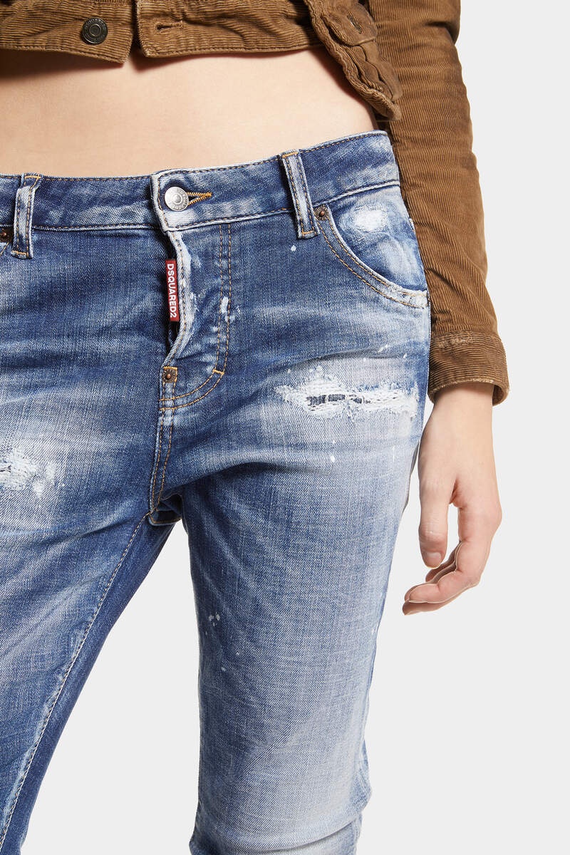 MEDIUM HERITAGE RAMMENDO WASH COOL GIRL JEANS - 5