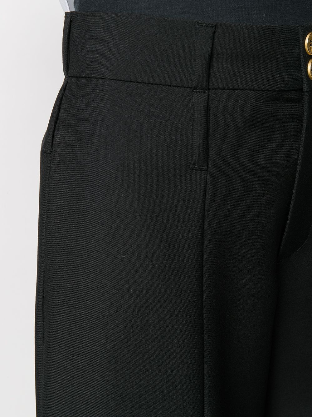 button-detail trousers - 5