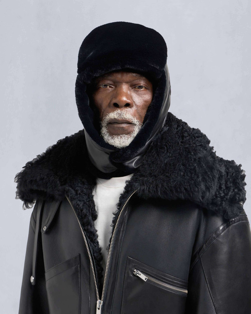 ARCTIC SHEARLING-LEATHER PILOT HAT 1