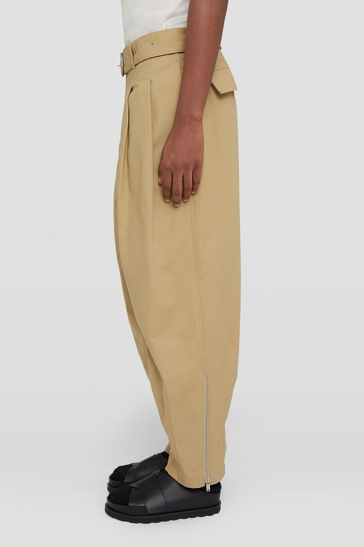 Jil Sander Belted Trousers | REVERSIBLE