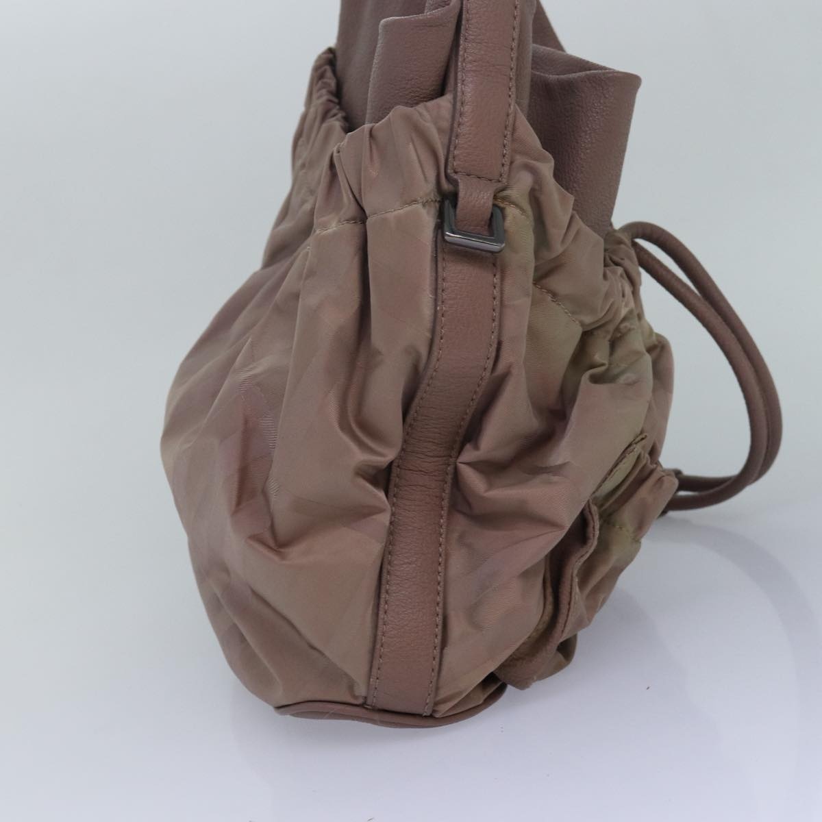 Burberry Nova Check Shoulder Bag Leather Beige - 3