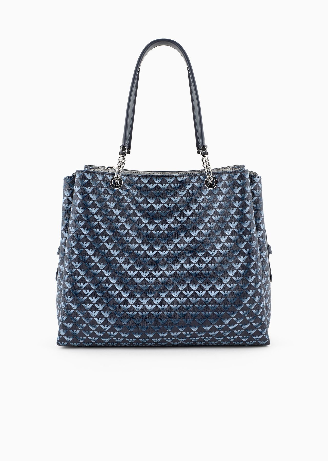 All-over eagle shopper bag with eagle charm - 3