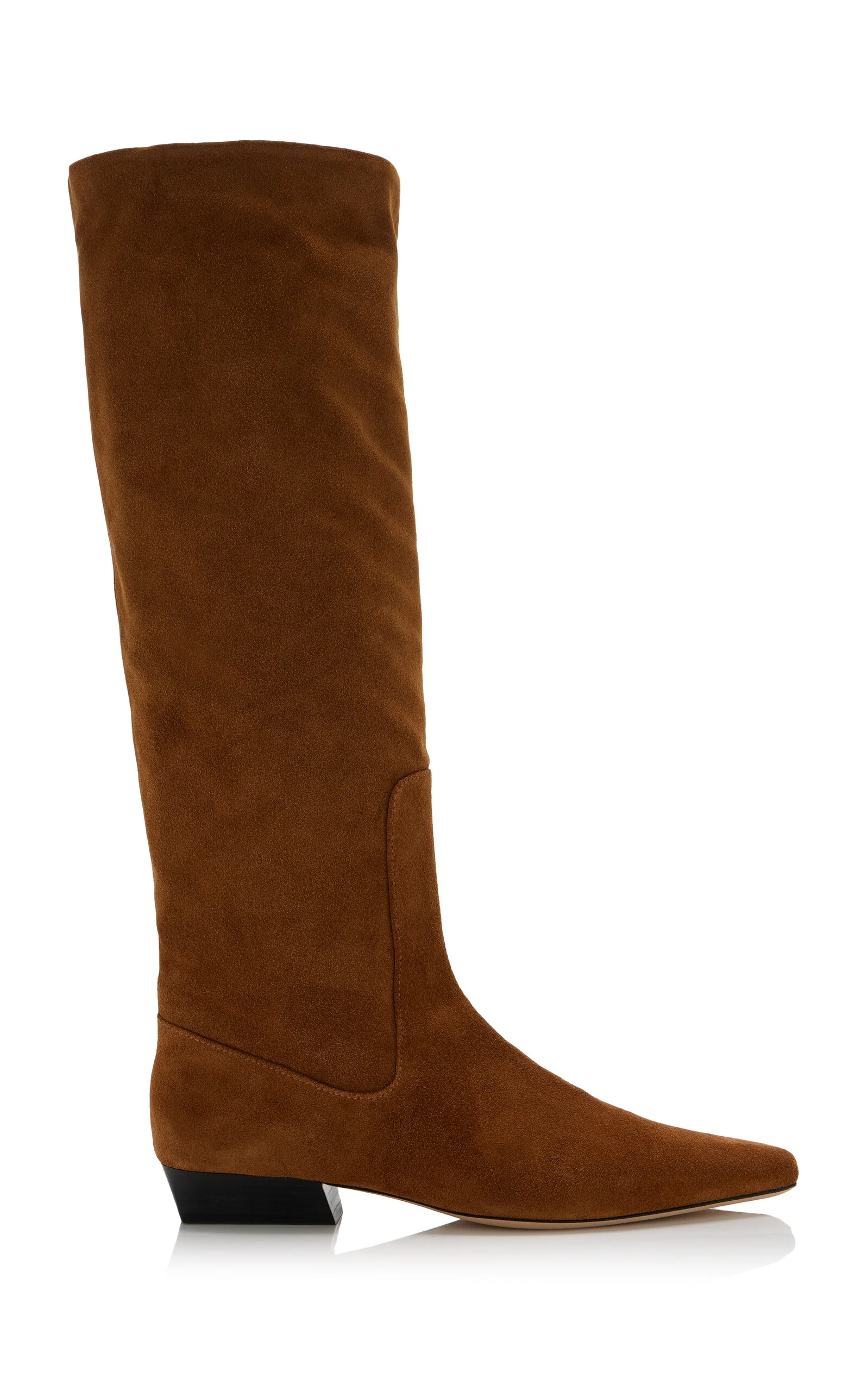 Wally Suede Knee Boots tan - 1