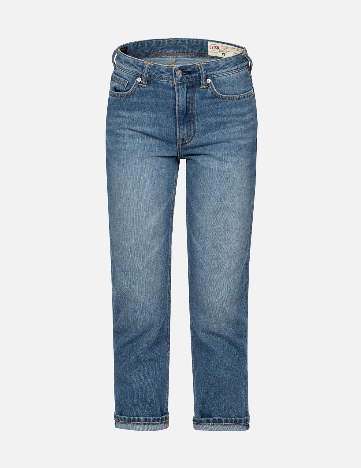 EVISU OSAKA DAICOCK PRINT RELAX FIT JEANS - 2