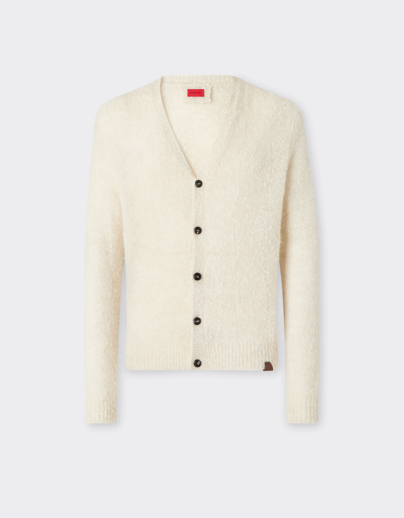 Cashmere and silk cardigan 1
