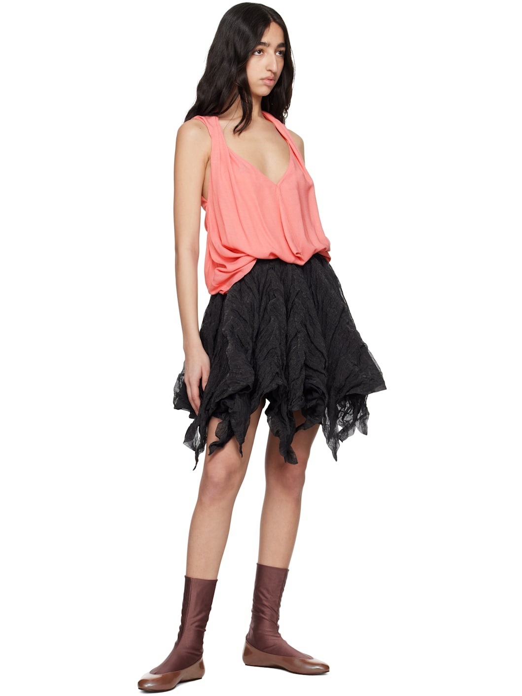 Brown Proxima Short Ballerina Flats - 5