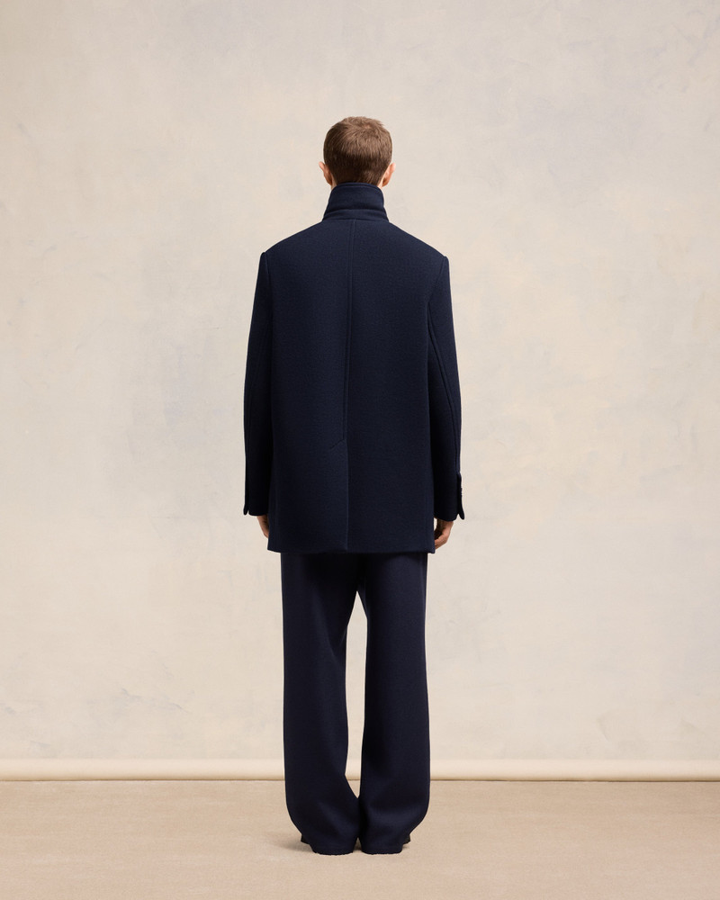 HIGH COLLAR SHORT COAT 5