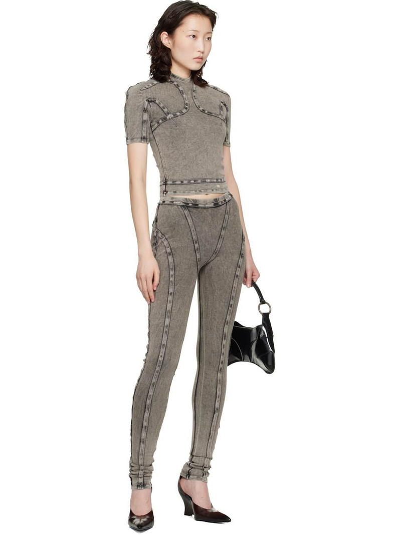 KNWLS Black Scuba Top outlook