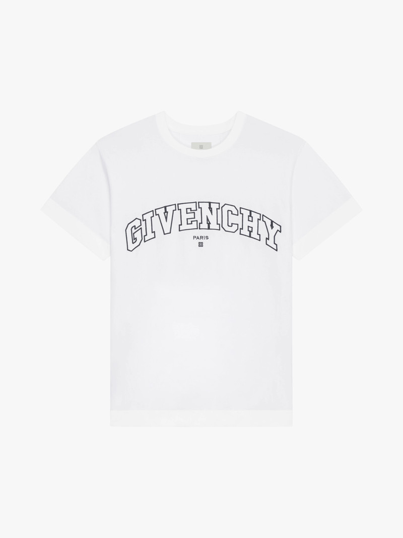 GIVENCHY COLLEGE T-SHIRT IN COTTON 1