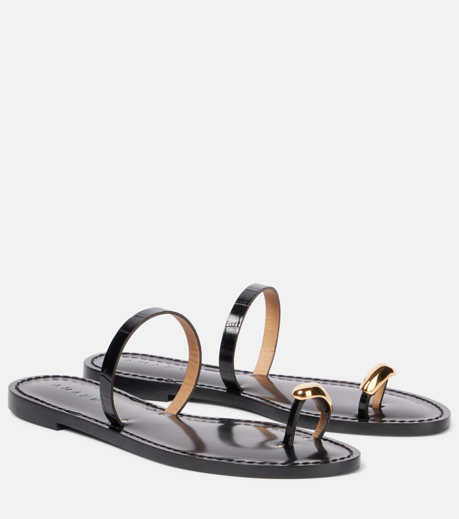 Kibera embellished leather sandals - 1