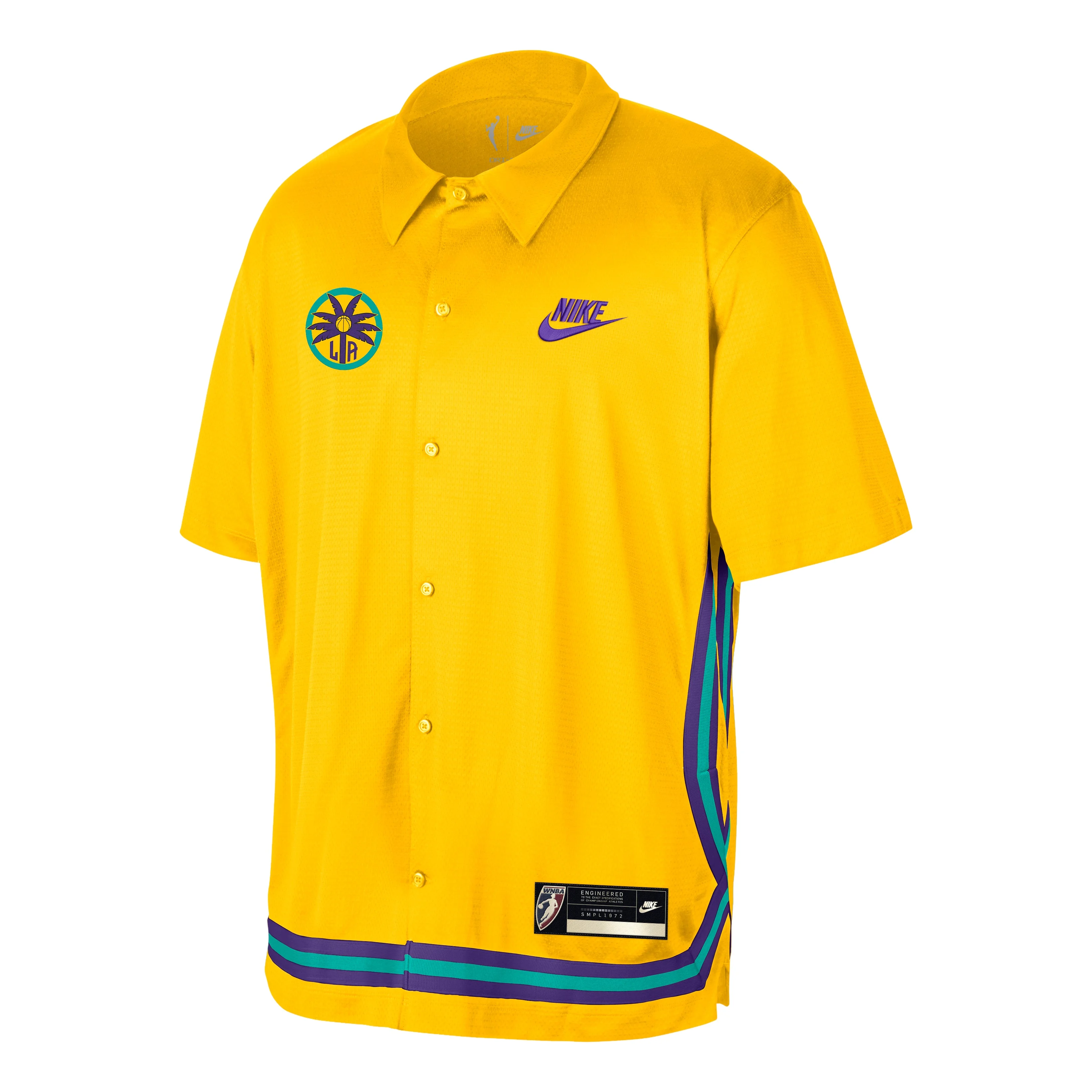Nike Dri-FIT WNBA Los Angeles Sparks Court Origins T-Shirt 'Amarillo Field Purple' IM6712-728 - 1
