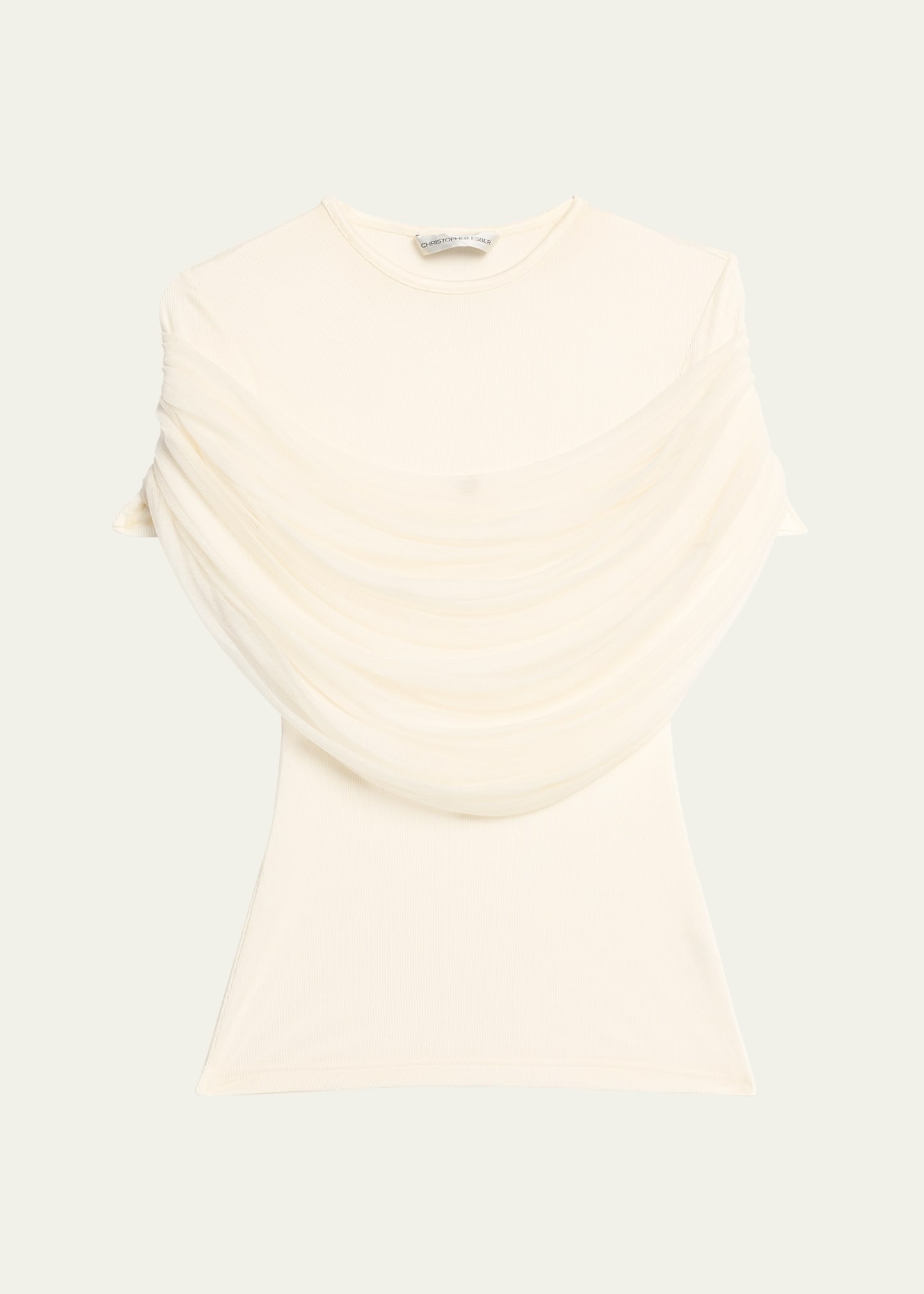 Sonora Veiled Short-Sleeve T-Shirt - 1