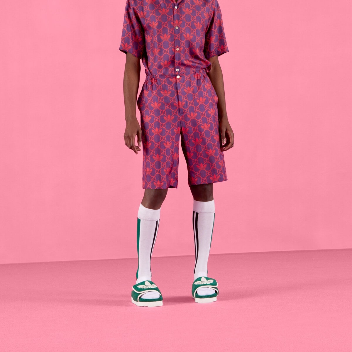 adidas x Gucci macro GG shorts - 6