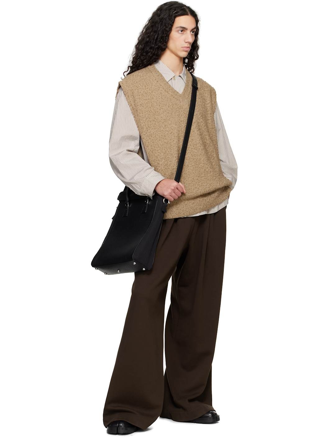 Beige Pilling Stole - 4