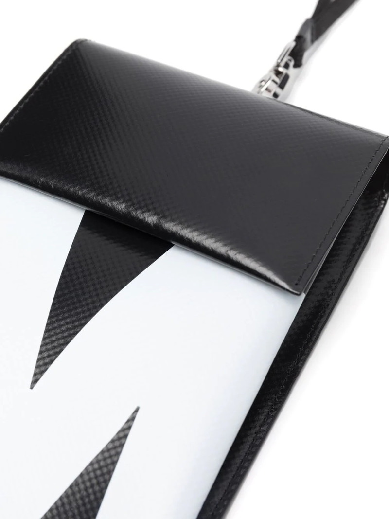 Marni logo print neck strap cardholder outlook