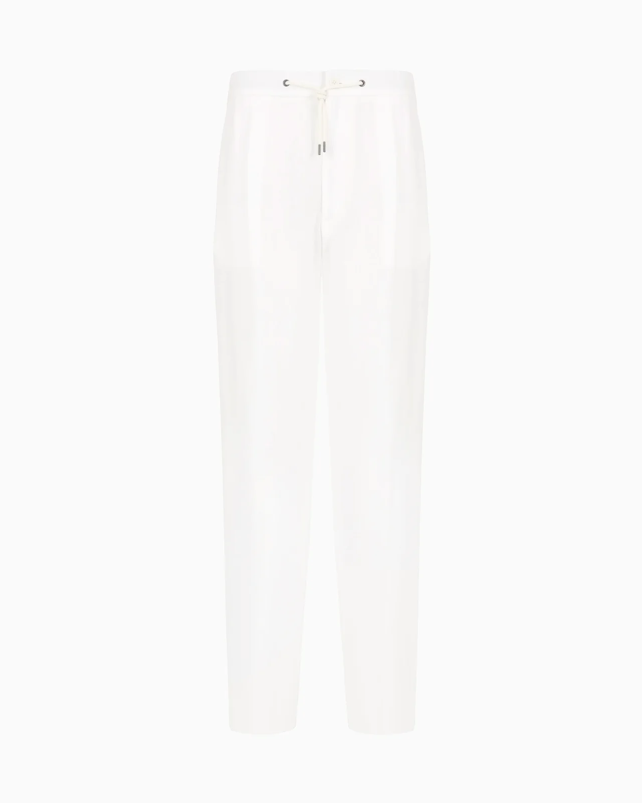 Single-dart, pure linen canvas trousers - 1