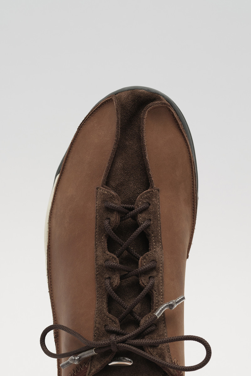 Our Legacy Klove Rocher Brown Leather outlook
